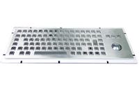 Teclado de aço inoxidável industrial do quiosque com Trackball
