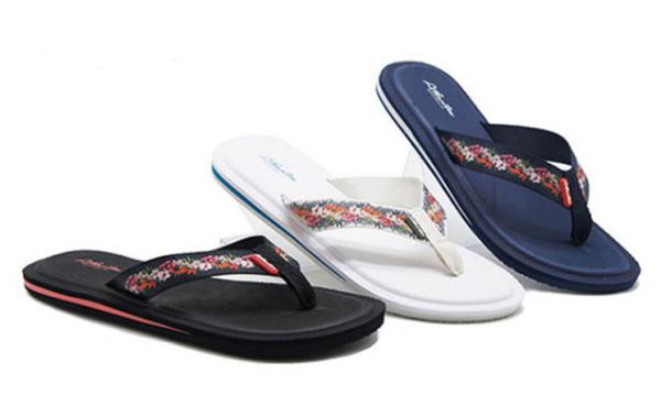 Summer Rubber EVA Soft Rubber Slippers Stylish Wedge Thick Sole Flip Flops Womens