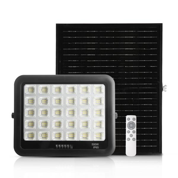 High Brightness LED Solar Light Remote Control Aluminum Ip67 Waterproof 100w 200w 300w 400w 500w
