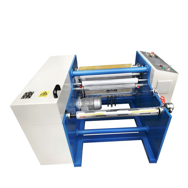 Semi-automatic Stretch Aluminium Foil Rewinding Machine with Material Width 120-450mm