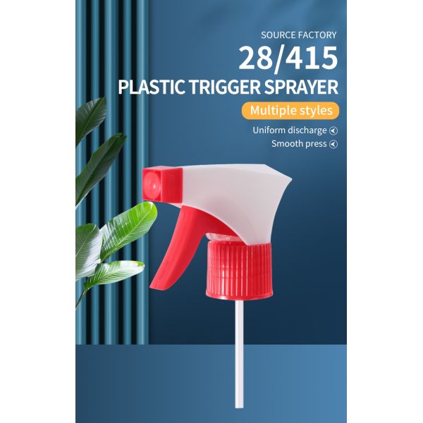 Customized Sale Non Spill 28/415 Plastic PP Garden Liquid Trigger Pump Sprayer for Bottles