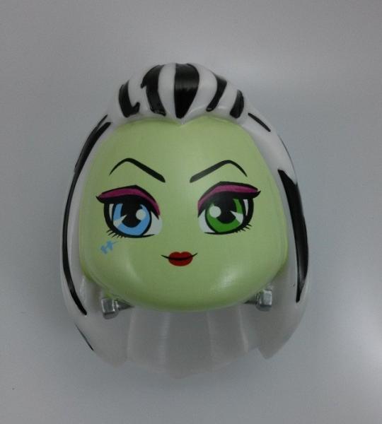 Monster Head Vinyl Empty Shampoo Bottles Promtional Toy No Toxic Substance