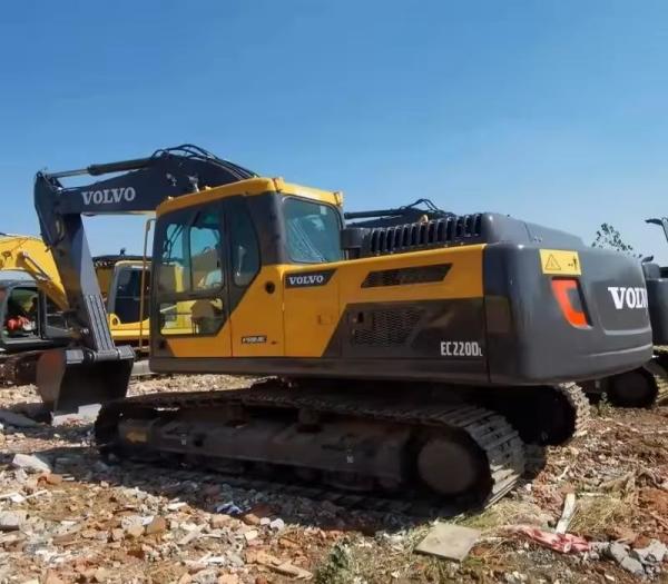 Venda a quente Venda em segunda mão Bom estado 21750KG Vollvo EC220DL Com modelo de motorVolov D6E