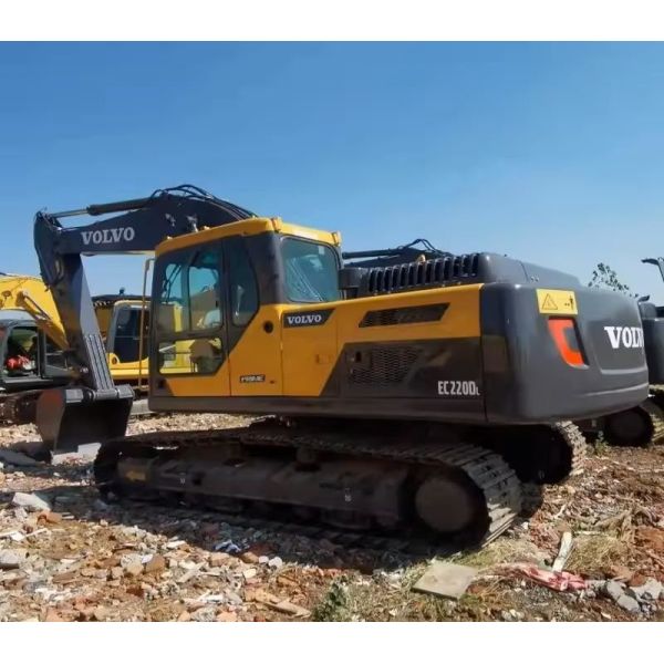 Venda a quente Venda em segunda mão Bom estado 21750KG Vollvo EC220DL Com modelo de motorVolov D6E