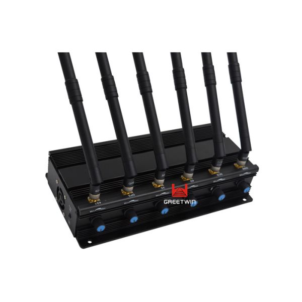 Military standard Six Antennas 4G  WiFi GPS  Signal Jammer For Examination Room