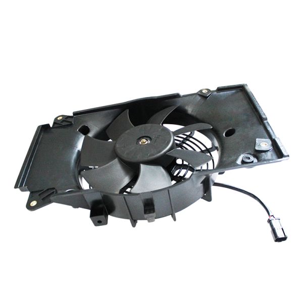 Condensador de ar condicionado para caminhões pesados 6WF1 10PE1 Motor AC Condensador de ventoinha Assy