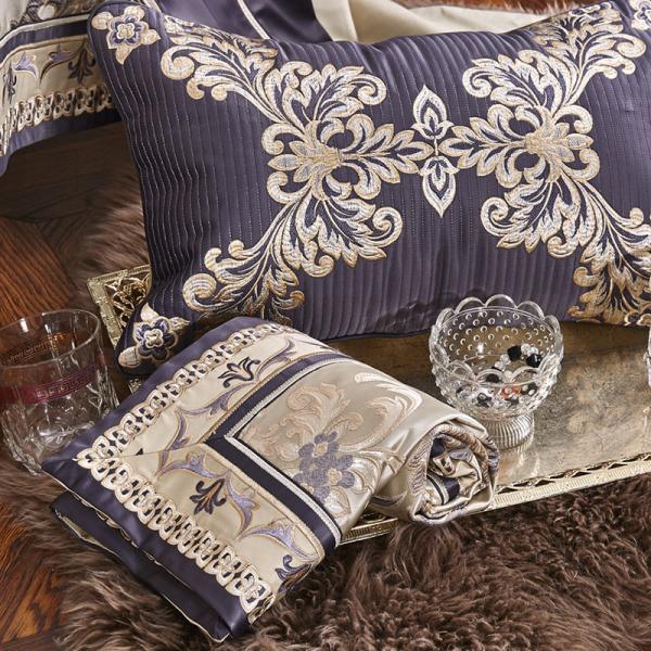Adicione um toque de luxo ao seu hotel com este conjunto de Jacquard de estilo europeu sustentável