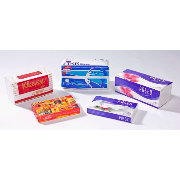 80bags/min Nylon and Plastic Film Facial Tissue Paper Napkin Wrapping and Packing Machine