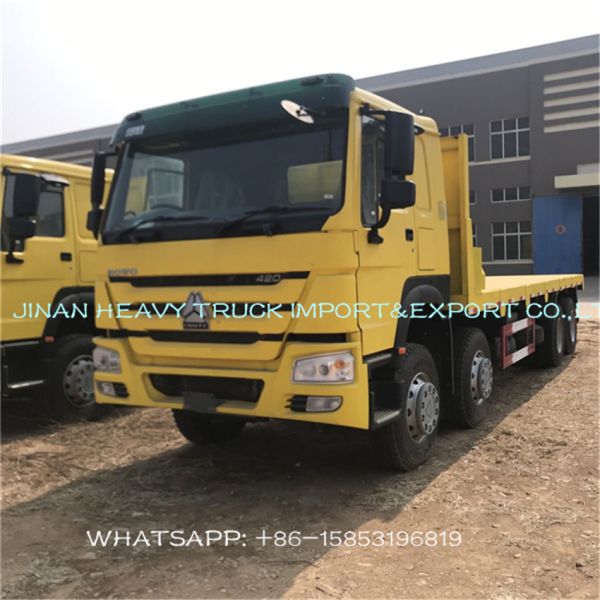 Sinotruk Howo 40 ft тележка груза 30 тонн планшетная с замком контейнера