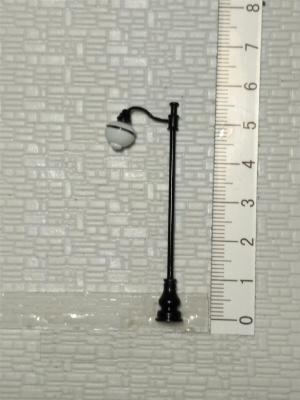 1:87metal lamppost----steel light post,scale 1:150 yard lamps,metal light,model lamppost,model lights,metal yard lights