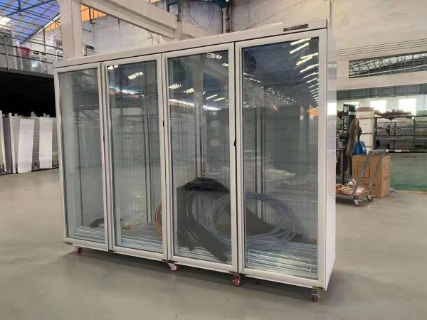 5 Doors Upright Display Fridge For Supermarket / Shopping Mall