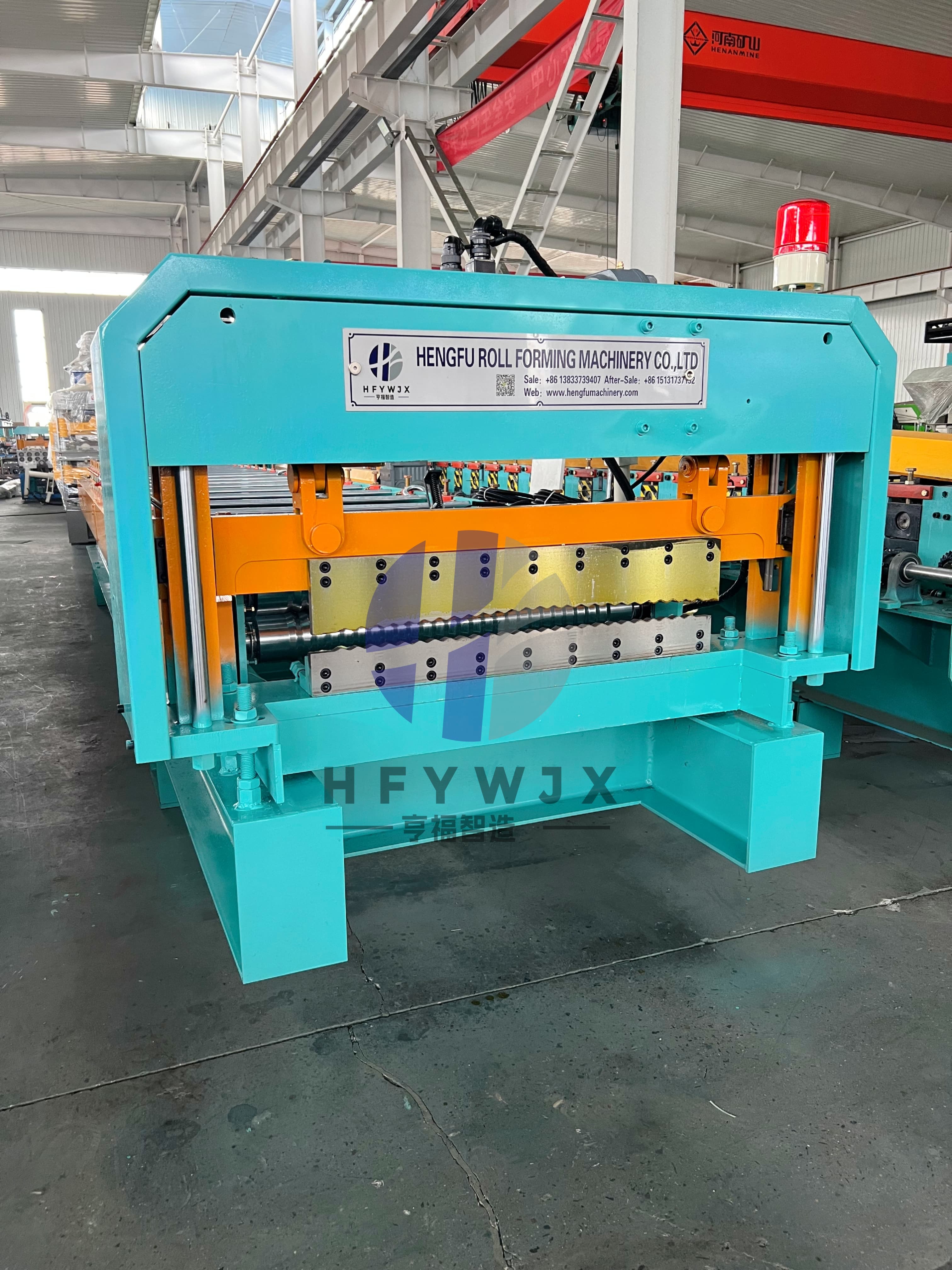 Portable High Precision Corrugated Sheet Forming Machine with PLC Touch Screen Control for Roof Panels