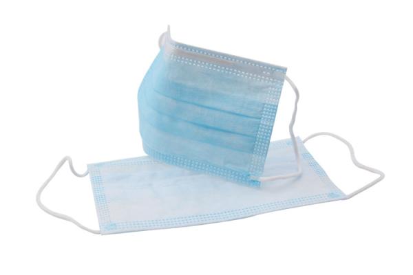 Medical Safety 3 Ply Non Woven Face Mask Anti Virus Fiberglass Free Function
