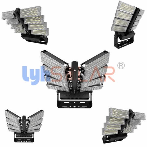 Black 960W Backyard Stadium Lights 3000-6000k With Powder Coating Anti UV And Anti Corrosion