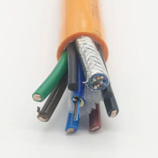 Underwater Shielded Cat6 Network Fiber Optic Cable , Hybrid Fiber Cable Customized