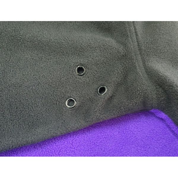 Mens sweatshirt knitted jacket thick warm polyester polar fleece fabric casual solid color design with zipper closure for winter