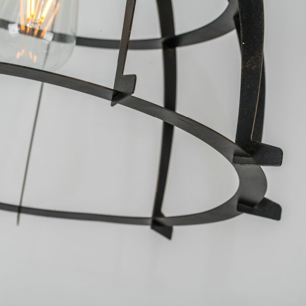 Black Metal Vintage Set Bar Industrial Pendant Lamp