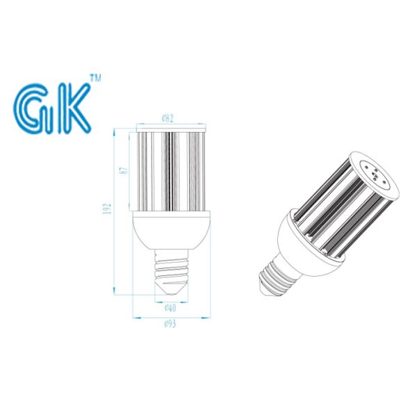 27W 2800lm Patented Thermal Structure Design LED Street Lighting