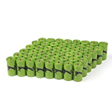 Disposable Compostable Dog Poop Bag For Pet Cleaning, Earth-Friendly Leak-Proof Dog Poop Waste Bags With Easy-Tie Handle