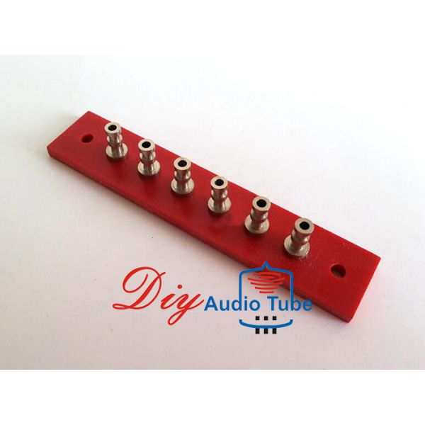 Audio Tube AMP Board 6 Pins Tag Strip 78.5x16x2mm Size For Vintage HIFI Guitar Amp