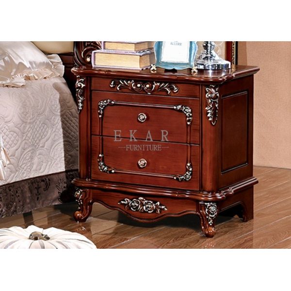 Nightstands Antique Bedside Table 2 Drawers