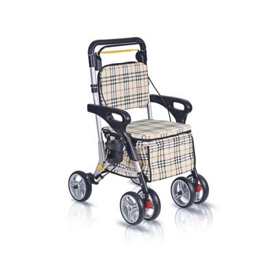 Equipamento médico de alumínio Rollator de pouco peso Walker With Seat da reabilitação