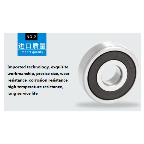 Deep Groove Ball Bearing Water Pump Parts 6203RZ 6203RS Open Seal For Washing Machine