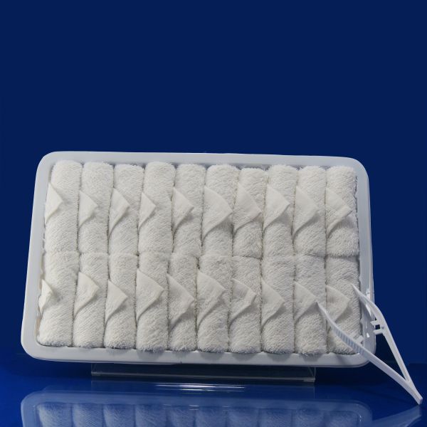 Cotton Terry Hot disposable airline towel