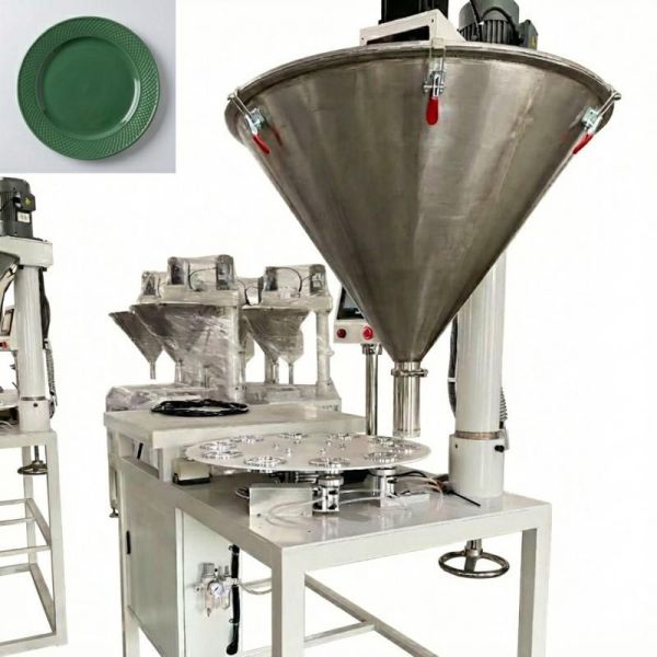 Industrial Melamine Tableware Auto Weighing Machine PLC Intelligent Control