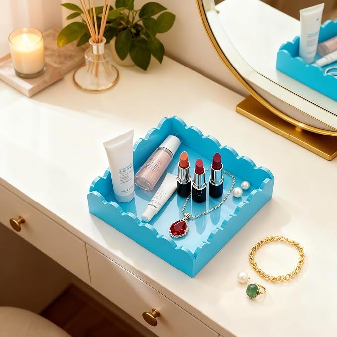 Durable Square Acrylic Tray With Non Porous Glossy Surface  8