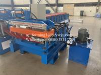 Metal de rachamento bullnose Rollformer para o canto curvado