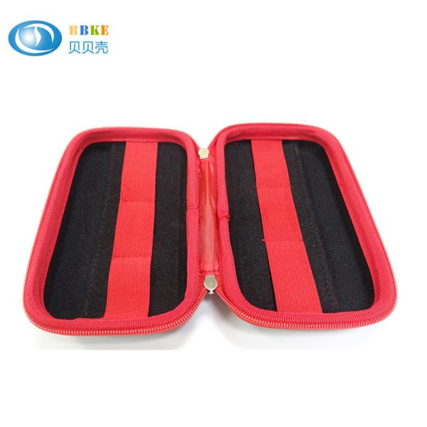 Health Essentials Oil Carrying EVA Tool Case Black With Red Interior , Custom Made