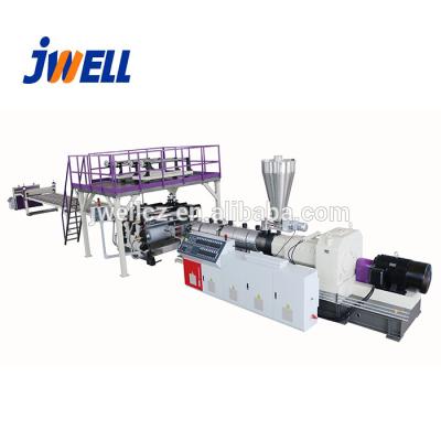 Linha de produção de couro máquina da extrusão do PVC de JWELL