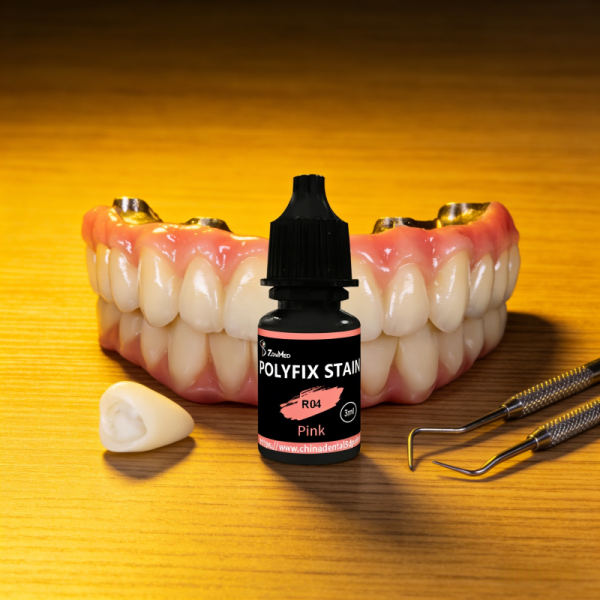 Made In Dental Gum Color Shades Set Offering Fast 30-60S Curing Time Designed for Dental Professionals and Laboratories