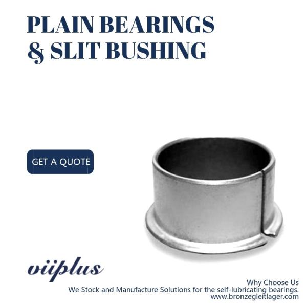 Weave Fiber Reinforced  Bronze Steel Bushing Size Custom Assembly