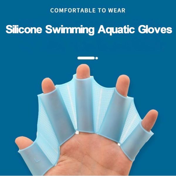 Silicone Swimming Gloves Frog Type Design for Enhanced Water Resistance and Aquatic Training