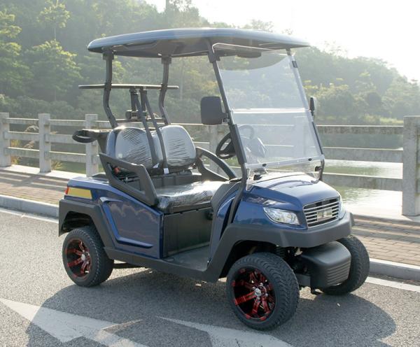 Aluminum Chassis Electric Golf Buggy ADC 48V 3.7KW Motor 60-80KM Endurance