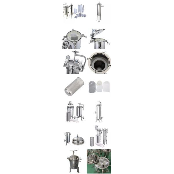 Liquid Multi Bag Filter Housing Stainless Steel Industrial Filtration