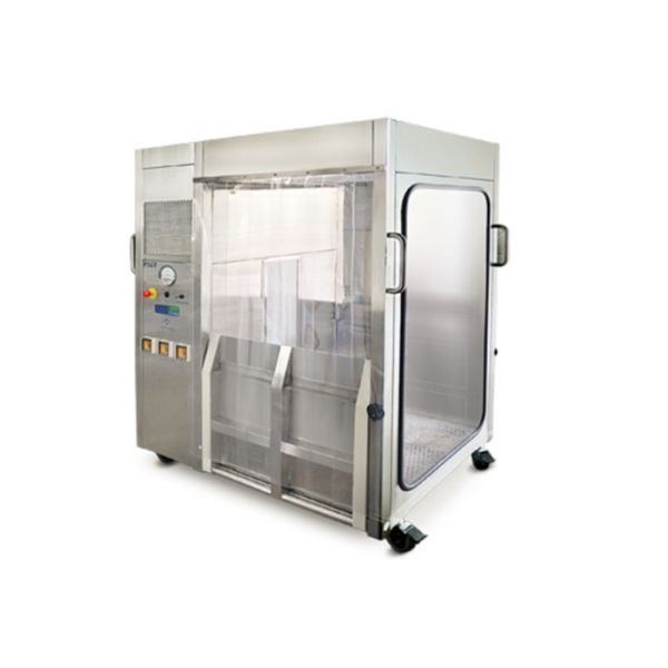 Горизонтальным ламинарным материал вагонетки чистой комнаты воздушного потока покрытый порошком стальной