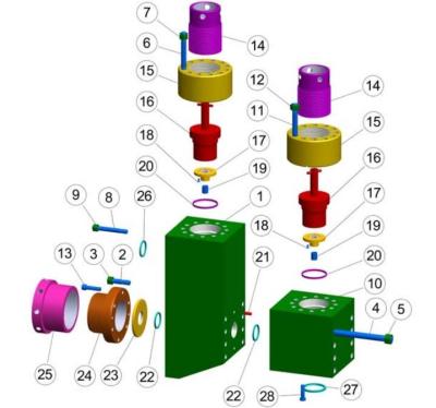 NATIONAL 14P220 MUD PUMP, 12P160 MUD PUMP, 10P130 MUD PUMP, 9P100 MUD PUMP, 8P80 MUDP UMP, 7P50 MUD PUMP, JWS340/400