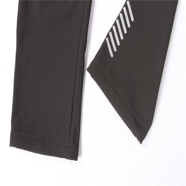 Black Kids Softshell Pants 92% polyester 8% elastic Children's Winter Clothes