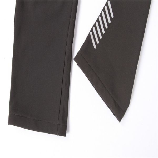 Black Kids Softshell Pants 92% polyester 8% elastic Children's Winter Clothes