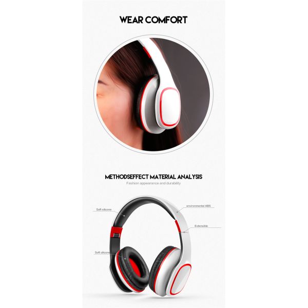 Black Color 1.5M 25mw Wired Stereo Gaming Headset PU Materials