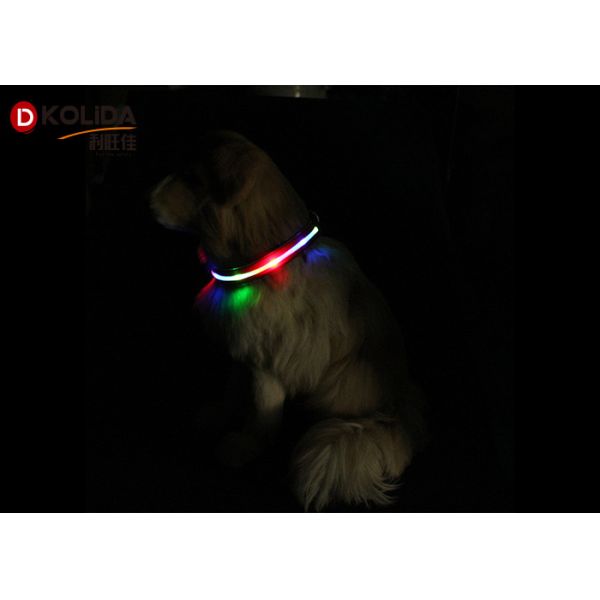 100% Eco - Friendly Safety Night Light Adjustable Dog Collar Puppy Cat Flashing Necklace