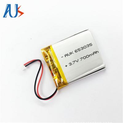 Bateria LiPo recarregável personalizada 3.7V 700mAh Célula LiPo de Lítio