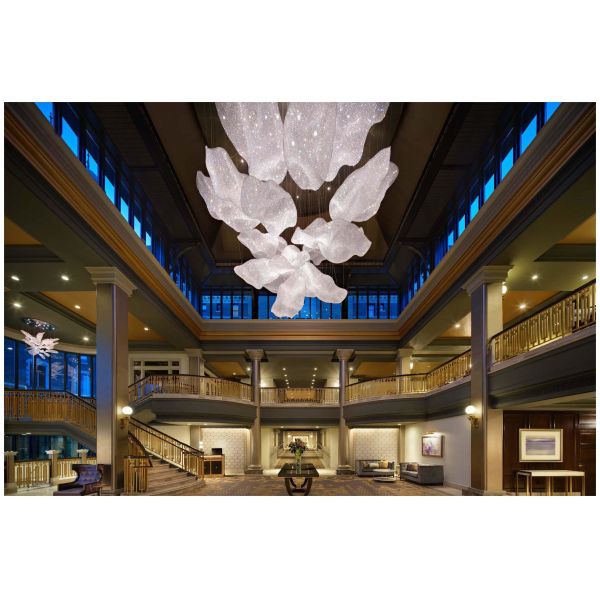 Креативное искусство роскошный кристаллический люстра для выставочного зала или конференц-зала