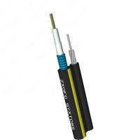 A figura 8 auto aéreo do HDPE LSZH do núcleo do cabo de fibra ótica 12/24 apoiou