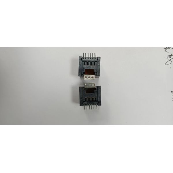 Single Port Shielded SMT RJ45 Connector R / A 50 U