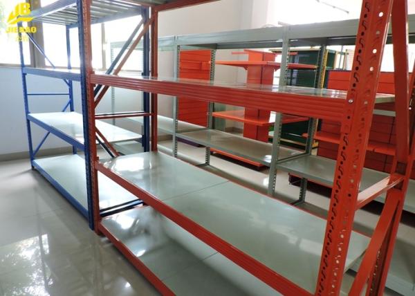 300KG/Layer Iron Steel Heavy Duty Long Span Shelving Without Nuts 2MX0.6MX2M Size