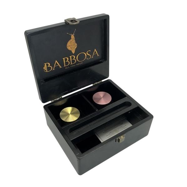 Perfume Wooden Stash  Box with wooden ash tray for  cigar  storage box